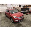 Image 10 : PARKSVILLE - 2016 HYUNDAI SANTA FE, RED, 157708 KMS, ALL WHEEL DRIVE. - J357356