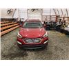 Image 7 : PARKSVILLE - 2016 HYUNDAI SANTA FE, RED, 157708 KMS, ALL WHEEL DRIVE. - J357356