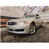 Image 1 : PARKSVILLE - 2007 INFINITY G35X, BIEGE, 295940 KMS, FOUR WHEEL DRIVE. - P806389