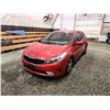 Image 3 : PARKSVILLE - 2018 KIA FORTE LX, RED, 182941 KMS, FRONT WHEEL DRIVE. - D170156