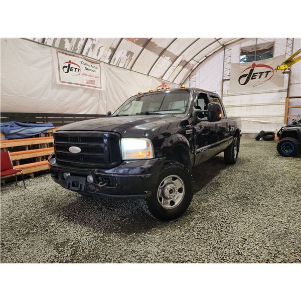 PARKSVILLE - 2007 FORD F250, BLACK, 160911 KMS, 4X4. - DB37360
