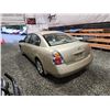 Image 22 : PARKSVILLE - 2003 NISSAN ALTIMA, GOLD, 159216 KMS, FRONT WHEEL DRIVE. - J124194