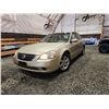 Image 2 : PARKSVILLE - 2003 NISSAN ALTIMA, GOLD, 159216 KMS, FRONT WHEEL DRIVE. - J124194