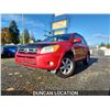 Image 1 : DUNCAN - 2008 TOYOTA RAV4, RED, 276754 KMS, FOUR WHEEL DRIVE. - D044752