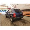 Image 20 : PARKSVILLE - 2006 HYUNDAI TUCSON, BLUE, 288053 KMS, ALL WHEEL DRIVE. - P455417