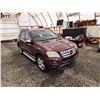 Image 9 : PARKSVILLE - 2009 MERCEDES ML320, RED, 285413 KMS, ALL WHEEL DRIVE. - P525310