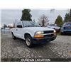 Image 5 : DUNCAN - 2002 CHEVROLET S10, WHITE, 197029 KMS, REAR WHEEL DRIVE. - D228263