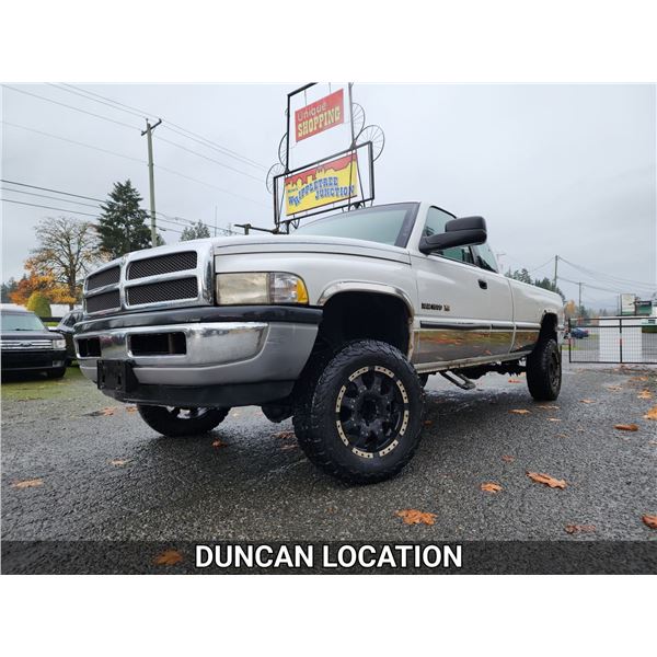 DUNCAN - 1996 DODGE RAM 1500, WHITE, 248900 KMS, 4X4. - D173577
