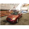 Image 4 : PARKSVILLE - 2008 KIA RONDO, RED, 175528 KMS, FRONT WHEEL DRIVE. - D127981