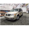 Image 1 : PARKSVILLE - 2010 DODGE GRAND CARAVAN, GOLD, 242781 KMS, FRONT WHEEL DRIVE. - D361963