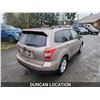 Image 10 : DUNCAN - 2014 SUBARU FORESTER, BROWN, 43789 KMS, "NO RESERVE". - D495688