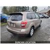 Image 9 : DUNCAN - 2014 SUBARU FORESTER, BROWN, 43789 KMS, "NO RESERVE". - D495688