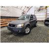 Image 1 : PARKSVILLE - 2005 FORD ESCAPE, GREY, 216241 KMS, FOUR WHEEL DRIVE. - JA64145