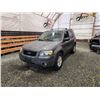 Image 3 : PARKSVILLE - 2005 FORD ESCAPE, GREY, 216241 KMS, FOUR WHEEL DRIVE. - JA64145