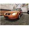 Image 2 : PARKSVILLE - 2006 PONTIAC PURSUIT, ORANGE, 126971 KMS, FRONT WHEEL DRIVE. - B826713