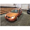 Image 4 : PARKSVILLE - 2006 PONTIAC PURSUIT, ORANGE, 126971 KMS, FRONT WHEEL DRIVE. - B826713