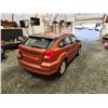 Image 16 : PARKSVILLE - 2007 DODGE CALIBER, ORANGE, 99584 KMS, FRONT WHEEL DRIVE. - B384319