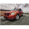 Image 1 : PARKSVILLE - 2007 DODGE CALIBER, ORANGE, 99584 KMS, FRONT WHEEL DRIVE. - B384319