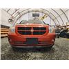Image 5 : PARKSVILLE - 2007 DODGE CALIBER, ORANGE, 99584 KMS, FRONT WHEEL DRIVE. - B384319