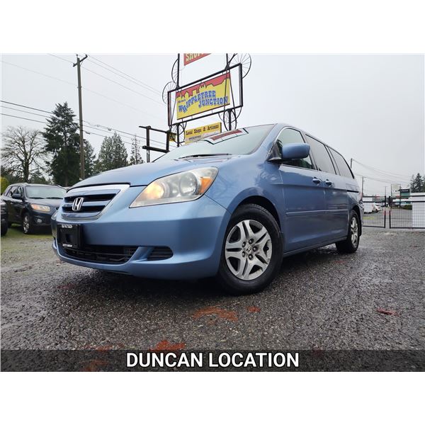 DUNCAN - 2006 HONDA ODYSSEY, BLUE, 233035 KMS, FRONT WHEEL DRIVE. - D508112
