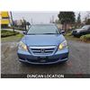 Image 3 : DUNCAN - 2006 HONDA ODYSSEY, BLUE, 233035 KMS, FRONT WHEEL DRIVE. - D508112