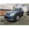Image 1 : PARKSVILLE - 2014 NISSAN ROGUE, BLUE, 158634 KMS, ALL WHEEL DRIVE. - D858964