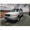 Image 1 : PARKSVILLE - 2005 HONDA PILOT, SILVER, 256520 KMS, ALL WHEEL DRIVE. - P000632