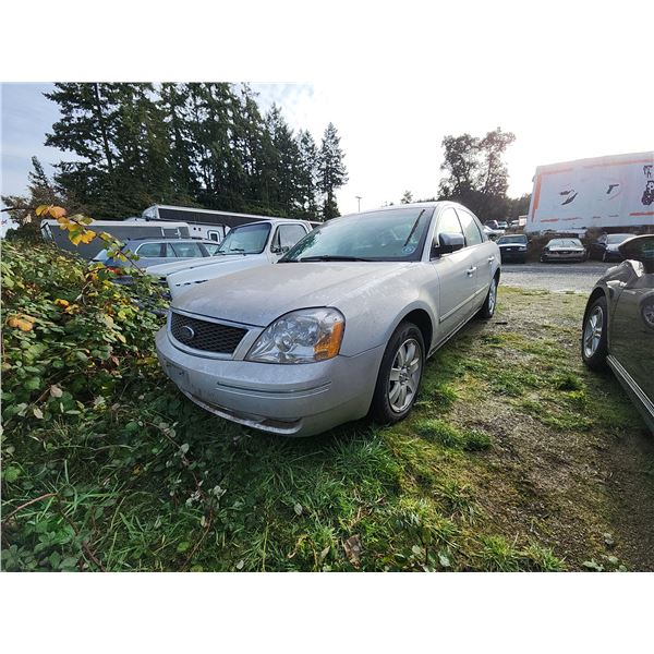 PARKSVILLE - 2005 FORD 500, SILVER, TMU KMS, "NO RESERVE". - D193939