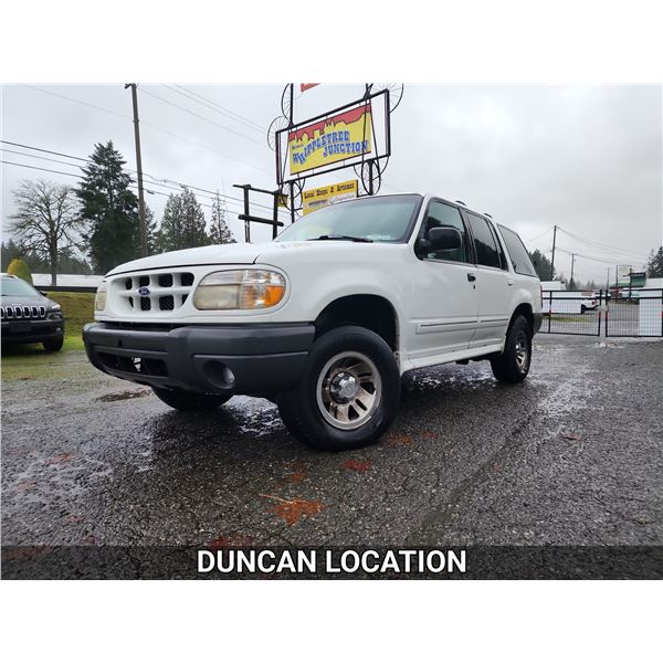 DUNCAN - 1999 FORD EXPLORER, WHITE, 338637 KMS "NO RESERVE" - DB36946