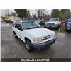 Image 6 : DUNCAN - 1999 FORD EXPLORER, WHITE, 338637 KMS "NO RESERVE" - DB36946
