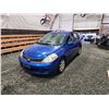 Image 3 : PARKSVILLE - 2007 NISSAN VERSA, BLUE, 141484 KMS, "NO RESERVE" - D377569