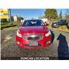 Image 3 : DUNCAN - 2011 CHEVROLET CRUZE, RED, 168611 KMS, FRONT WHEEL DRIVE. - J273024