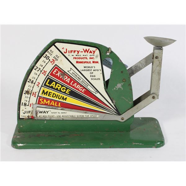 VINTAGE JIFFY-WAY EGG SCALE