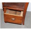 Image 3 : ANTIQUE CHILDREN'S SCHOOL DESK SOLID WOOD