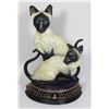 Image 1 : VINTAGE CAST IRON SIAMESE CAT DOORSTOP