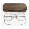 Image 3 : ANTIQUE EYE GLASSES WITH CASE