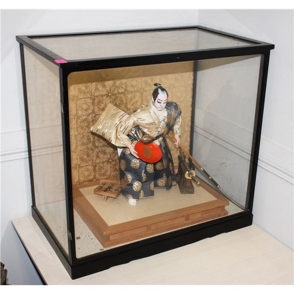 ANTIQUE JAPANESE PORCELAIN DOLL WITH REAL