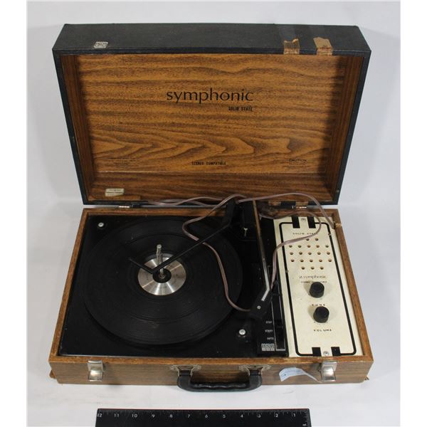 SYMPHONIUC SOLID STATE RECORD PLAYER
