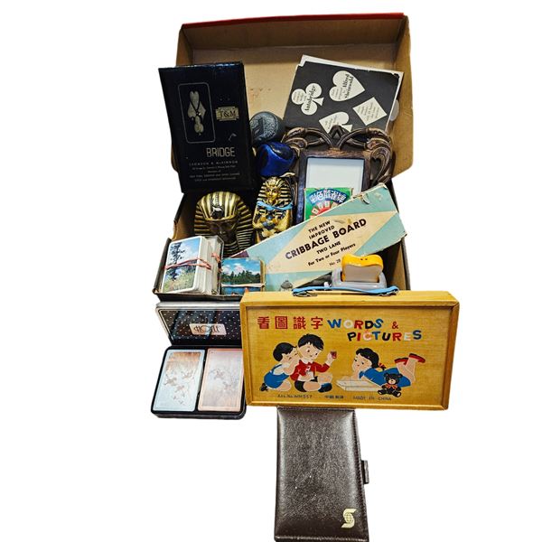 VINTAGE CARDS CRIB GAMES COLLECTIBLES