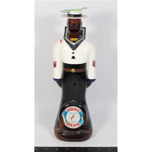 VINTAGE DOORLY'S BARBADOS RUM BOTTLE *EMPTY*