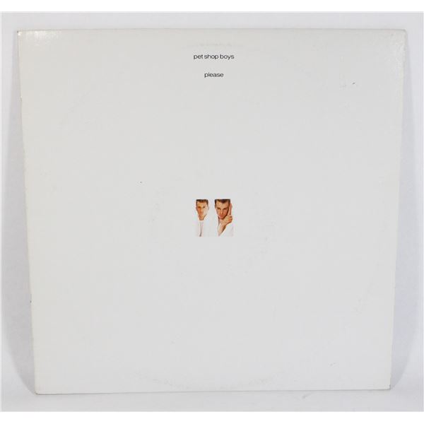 PET SHOP BOYS - PLEASE (EMI) (1986) LP