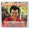 Image 1 : CONWAY TWITTY - 20 CERTIFIED NO. 1 HITS (TEEVEE)