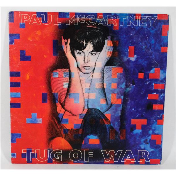 PAUL MCCARTNEY TUG OF WAR VINYL RECORD GREAT