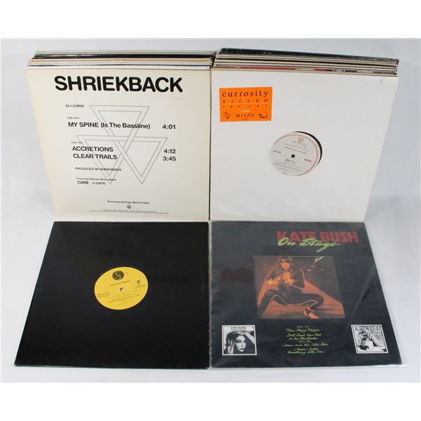 KATE BUSH, MOODY BLUES, LOVE & ROCKETS - LARGE LOT