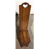 Image 2 : VINTAGE TALL WOODEN HALL CHAIR