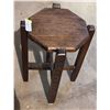 Image 2 : VINTAGE OCTAGONAL WOODEN SIDE TABLE