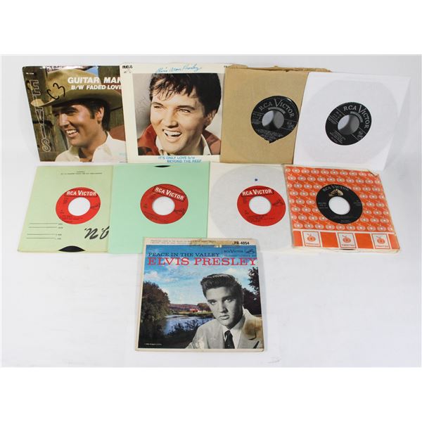ELVIS PRESLEY - NICE LOT OF 7 INCH 45RPM EP's & SI