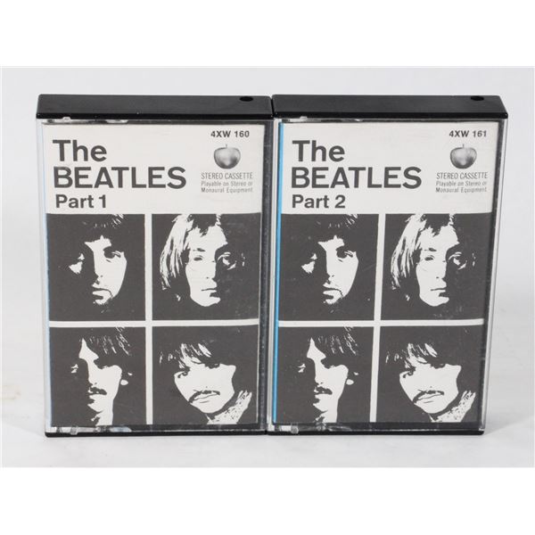 BEATLES MUSIC CASSETTES - WHITE ALBUM WITH PART 1