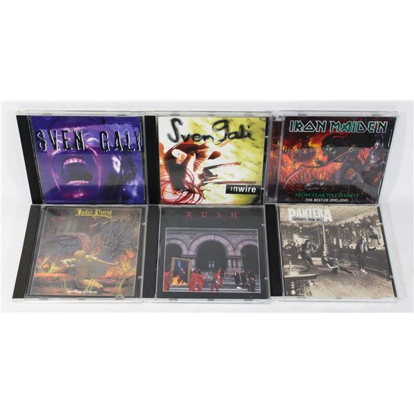 JUDAS PRIEST, RUSH, PANTERA, IRON MAIDEN, SVEN GAL