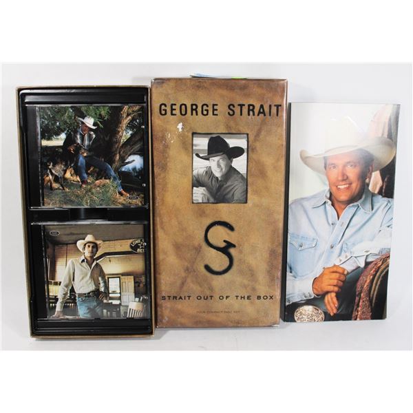 GEORGE STRAIT - 4 CD BOX SET - STRAIT OUT OF THE